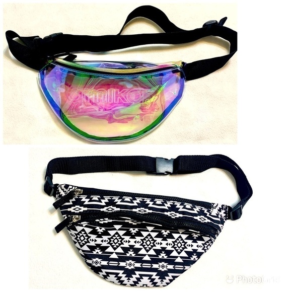 None Handbags - AZTEC southwestern fannypack bag beltbag AMICA fanny pack waiste bag purse pouch